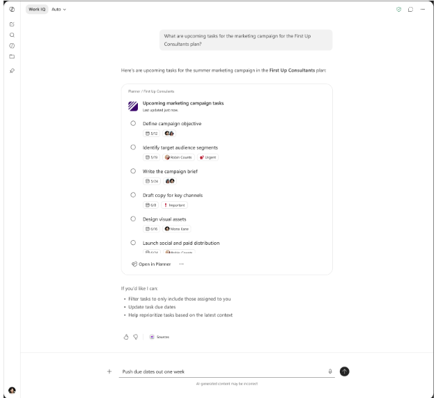 Copilot Planner Natural Language